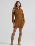 Wrangler Retro® Vintage Corduroy Snap Dress - Brown - 112385309
