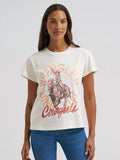 Wrangler Women's Faded Cowgirl Retro Regular Fit Tee