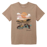 Wrangler® Women's Short Sleeve T-Shirt - Desert Taupe Heather
