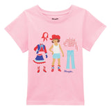 Wrangler Girls Short Sleeve T-Shirt - Pink