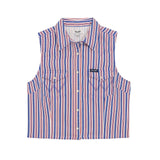 Wrangler Retro® Women's Americana Sleeveless Snap Shirt - White
