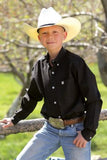 CINCH - Kid's Solid Twill Button Down Shirt #MTW7060027