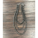 Handmade 24" Navajo Bead Necklace