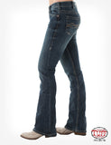 COWGIRL TUFF - Women's Original Don't Fence Me In Dark Wash Jeans #JDARKW