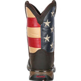 DURANGO - Kid's Lil' Rebel By Durango Little Kids' Flag Western Boot #DBT0159