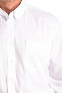 CINCH - MENS SOLID WHITE BUTTON-DOWN WESTERN SHIRT #MT10320020