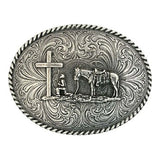 Christian Cowboy Attitude Belt Buckle