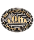 Montana Silversmiths Freedom Isn't Free Attitude Buckle