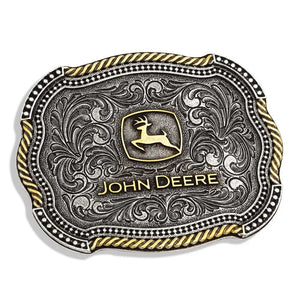 John Deere Scalloped Duo Attitude Buckle