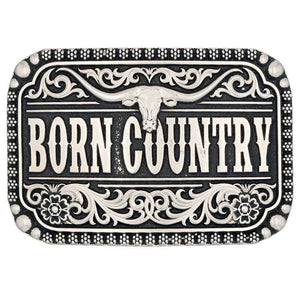 Born Country Attitude Buckle