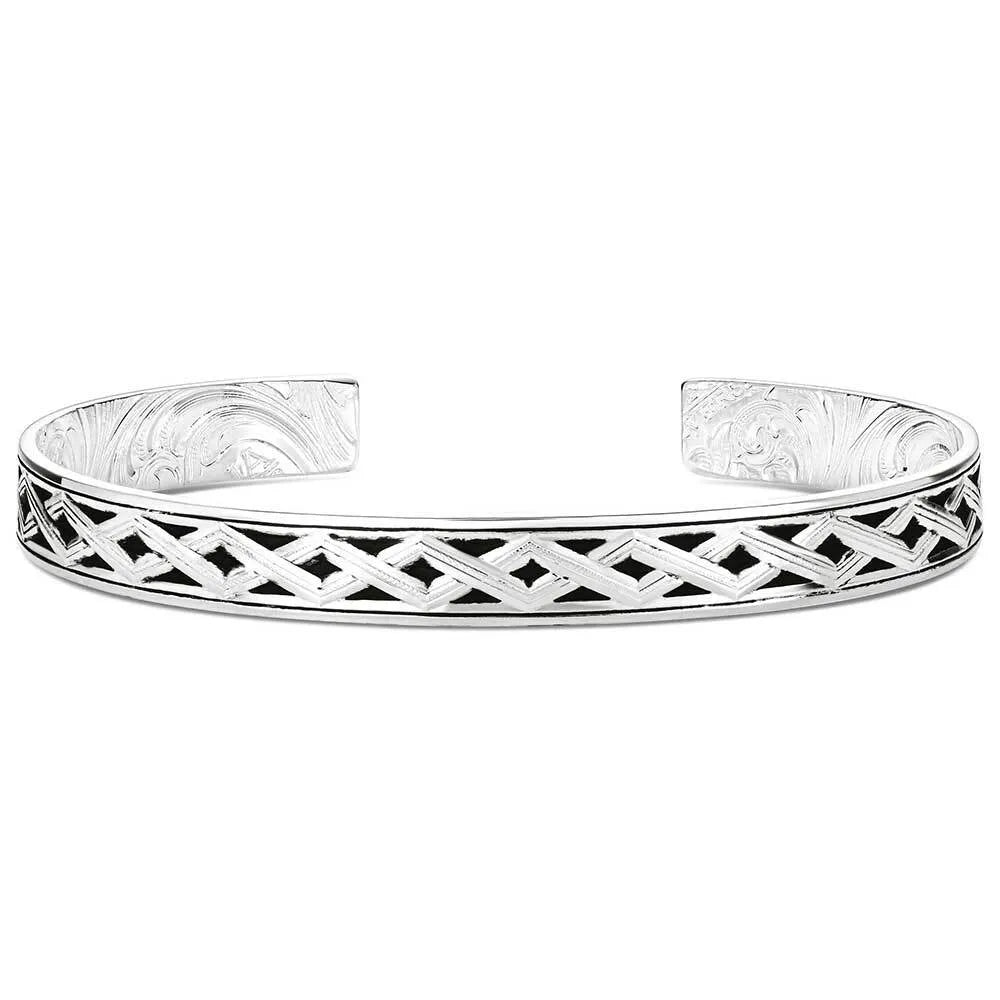 Montana Silversmiths Woven Legacy American Made Cuff Bracelet