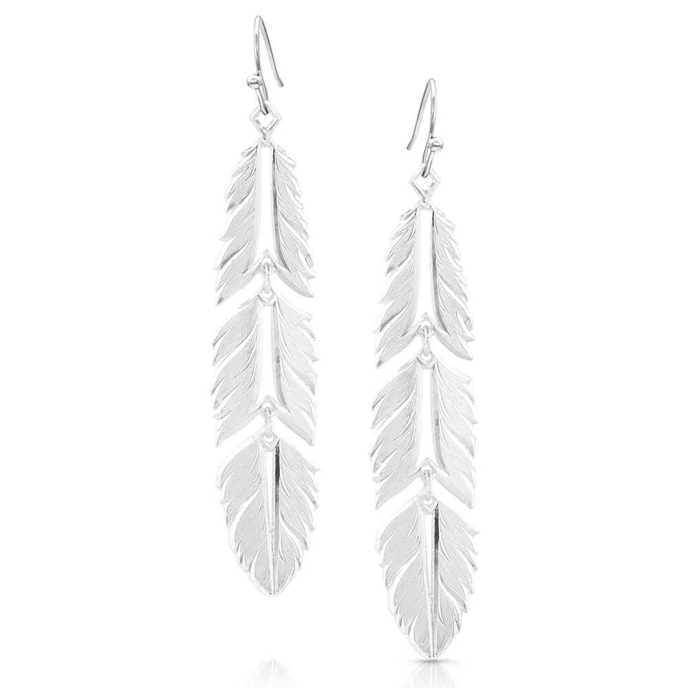 Freedom Feather American Made Earrings