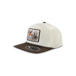 Ariat Mens Cap Snap Back Desert Patch Tan Brown