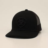 Ariat Mens Cap Snap Back Shield Logo Black A300053001