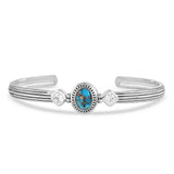 Open Night Sky Turquoise Cuff Bracelet