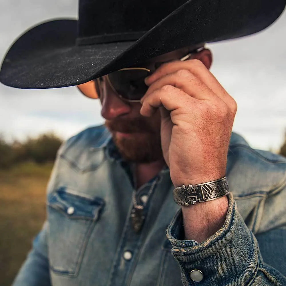 Old West Arrowhead Cuff Bracelet