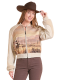 Rock&Roll Cowgirl Bomber Jacket NEWBW92C09653