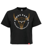 Kimes Ranch Bison Skull Black