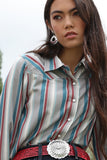 CRUEL DENIM WOMENS L/S STRIPE