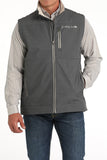 Men's Grey Concealed Carry Bonded Vest