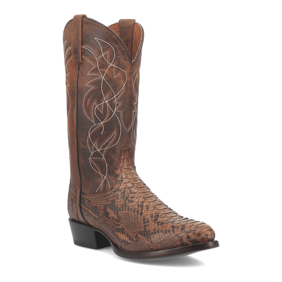 DAN POST - Mens Manning Brown Python Boot