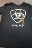 YTH ARIAT BARN SHIELD T-SHIRT
