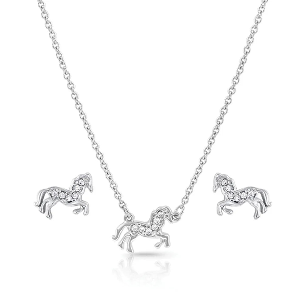 MONTANA SILVERSMITHS -All The Pretty Horses Jewelry Set