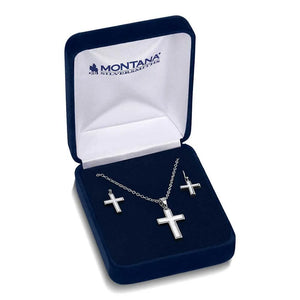 MONTANA SILVERSMITHS - Unwavering Devotion Cross Jewelry Set