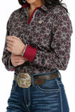 CINCH WOMEN'S LONG SLEEVE BUTTON DOWN WESTERN SHIRT MSW9165042