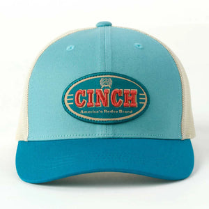 Cinch Women's 2 Tone Blue Logo Cap