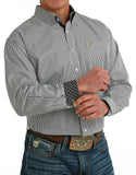 CINCH - Mens Long Sleeve Stripe Tencel Shirt