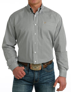 CINCH - Mens Long Sleeve Stripe Tencel Shirt