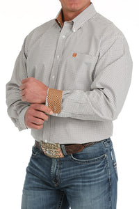 Cinch - Mens Long Sleeve Plaid Western Shirt