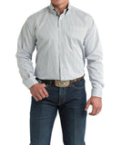 Cinch Tencel Black and White Long Sleeve Shirt MTW1106003