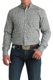Cinch Men's Long Sleeve Print Modern Fit Shirt