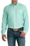 CINCH - Mens Long Sleeve Mint Green Arenaflex Button up Shirt