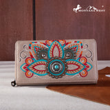 Montana West Embroidered Tribal Mandala Collection Wallet
