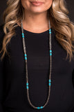 West and Co Navajo pearls and turquoise Necklace