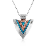 Inner Light Turquoise Arrowhead Necklace