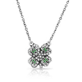 Sparkling 4-H Clover Necklace