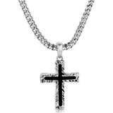 Montana Silversmiths Roughstock Cross Necklace