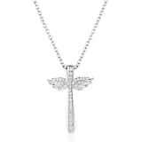 Wings of Faith Cross Necklace