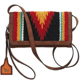 Angel Ranch Ruby Colorful Aztec Blanket Crossbody Bag