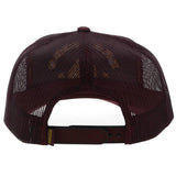 Hooey Prorodeo Maroon Hat w/Gold Logo