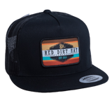 Red Dirt Hat Co. Army Sunset Trucker Hat