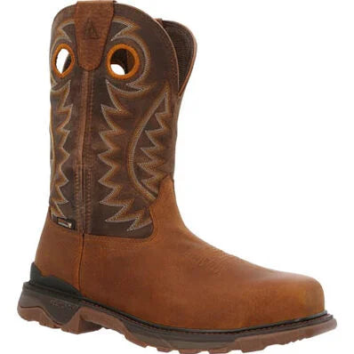 Rocky Carbon 6 Carbon Toe Waterproof Pull-On Western Boot