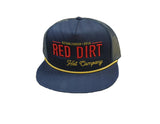 Red Dirt Hat Co. Papa Navy/Navy with Khaki Rope Flat Bill Cap