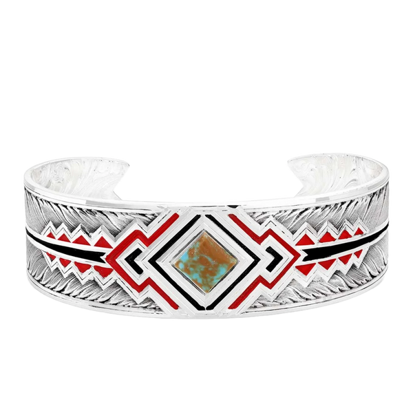 Montana Silversmiths Southwest Aura American Made Cuff Bracelet– Circle ...