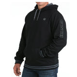 Cinch Men's Black Embroidered Hoodie