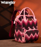Wrangler Aztec Printed Callie Backpack - Dark Pink
